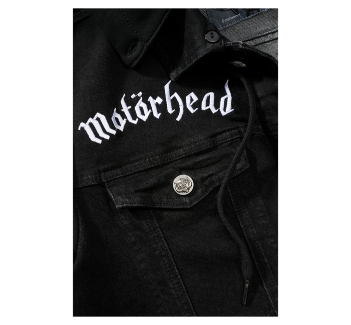 Brandit Motörhead giacca di jeans cradock, nero-nero