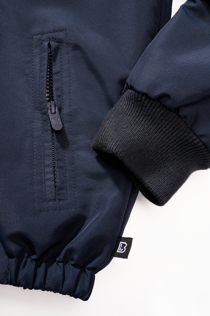 Brandit Kids Frontzip giacca a vento, blu navy