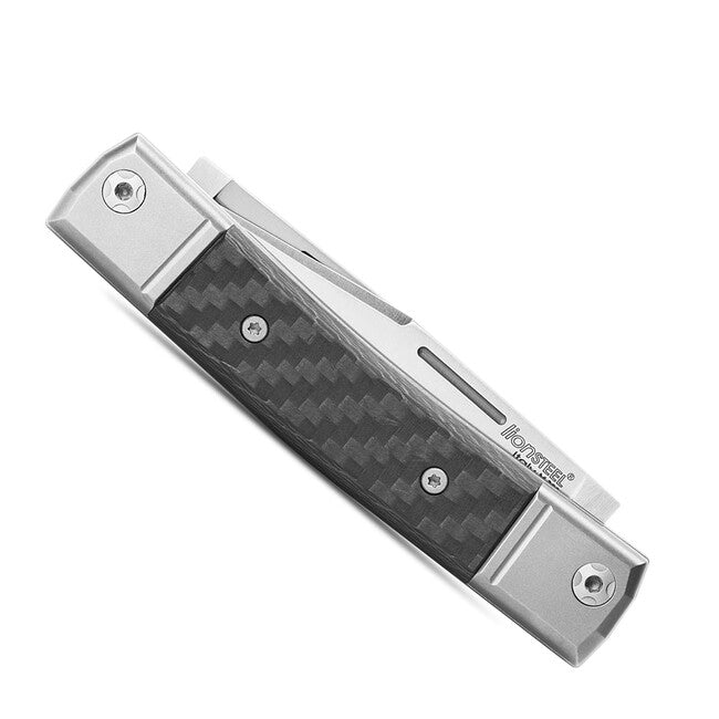 Lionsteel BestMAN con lame gemelle in acciaio M390 bestMAN BM13 CF