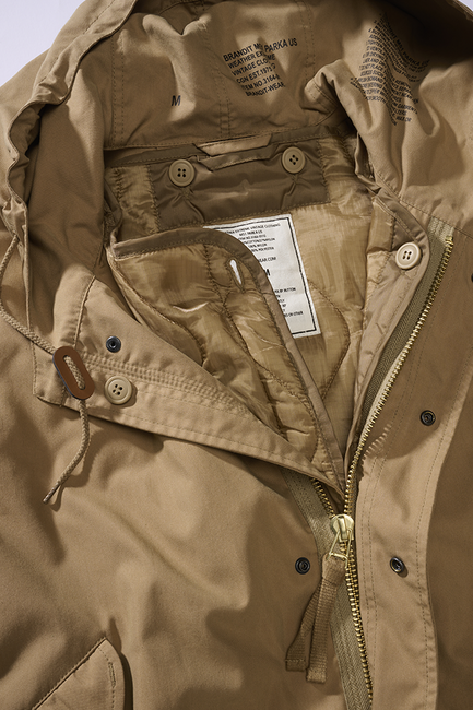 Brandit M51 US parka, cammello