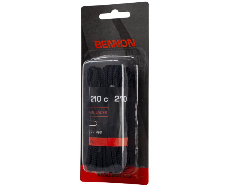 BENNON Lacci per scarpe laces nero box 210 cm
