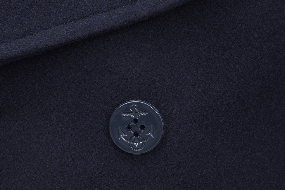 Brandit Cappotto Pea Coat, blu navy