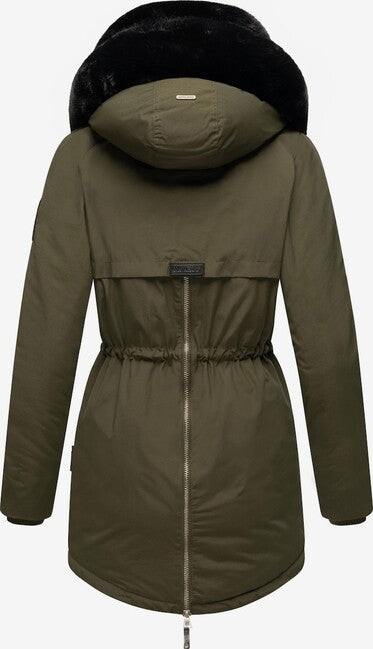 Navahoo Sweety Deluxe parka invernale da donna, oliva scura