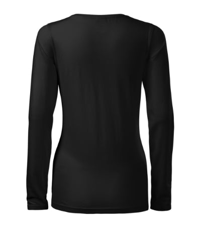 Malfini Slim maglietta a maniche lunghe, nero