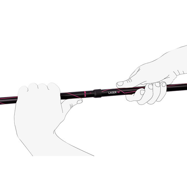Camp Laser bastoncini da trekking 58 - 125 cm