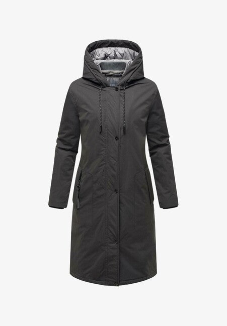 Marikoo Ledalaa parka invernale da donna con cappuccio, nero