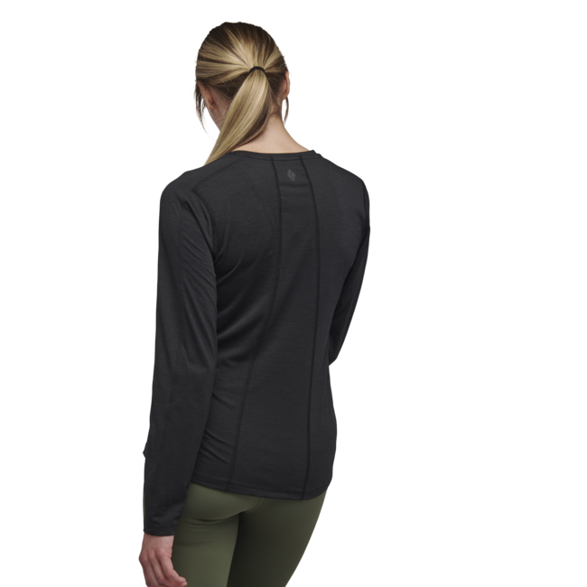 Black Diamond Lightwire Tech maglietta a maniche lunghe, nero