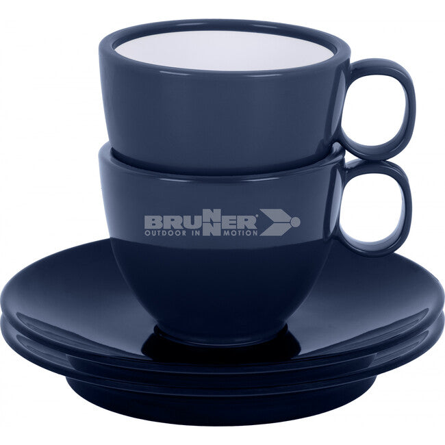 Brunner Tazze da caffé 2 pezzi, blu scuro
