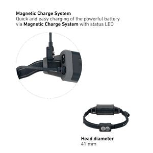 Ledlenser NEO5R lampada frontale a led, black-blue