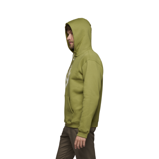 Black Diamond Chalked Up 2.0 felpa con cappuccio, verde campo