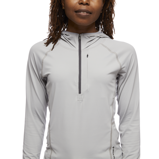 Black Diamond Alpenglow Pro felpa da donna, peltro