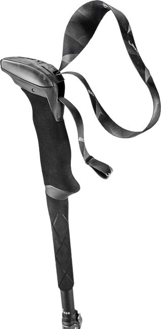 Leki Makalu FX.One Carbon bastoncini da trekking, nero-carbonio naturale-arancione