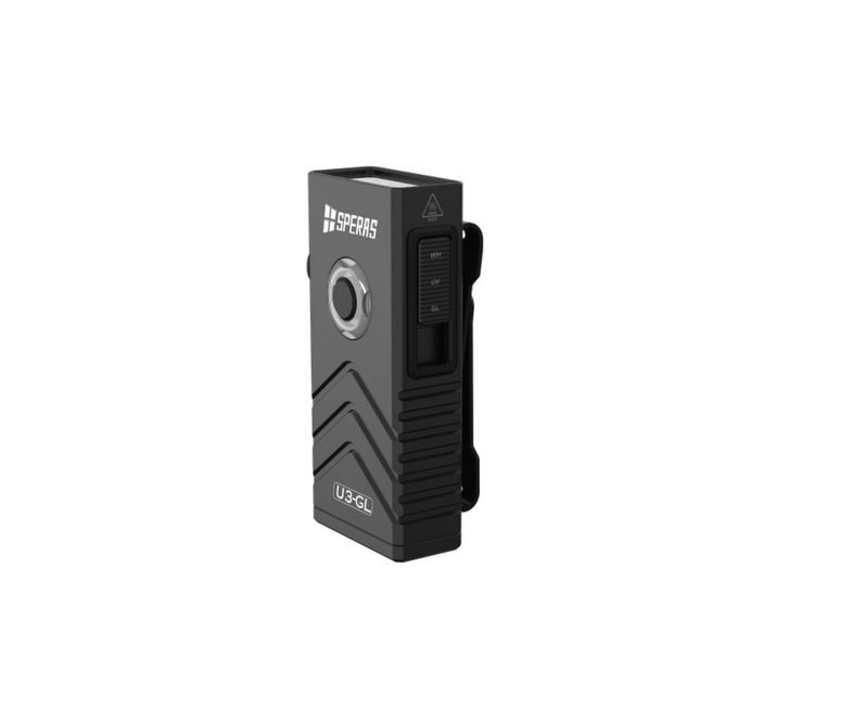 Speras U3-GL torcia multifunzionale, nero