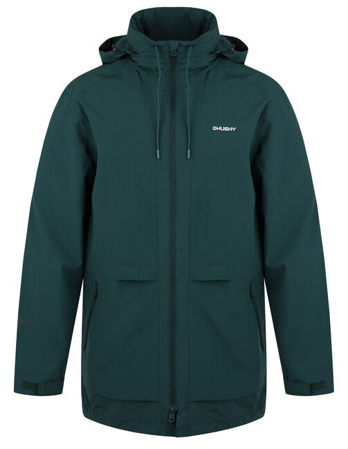 Husky Nevr cappotto hardshell da uomo M, verde scuro