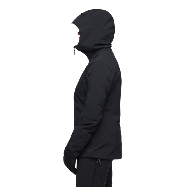 Black Diamond Recon Insulated Shell giacca impermeabile da donna, nera