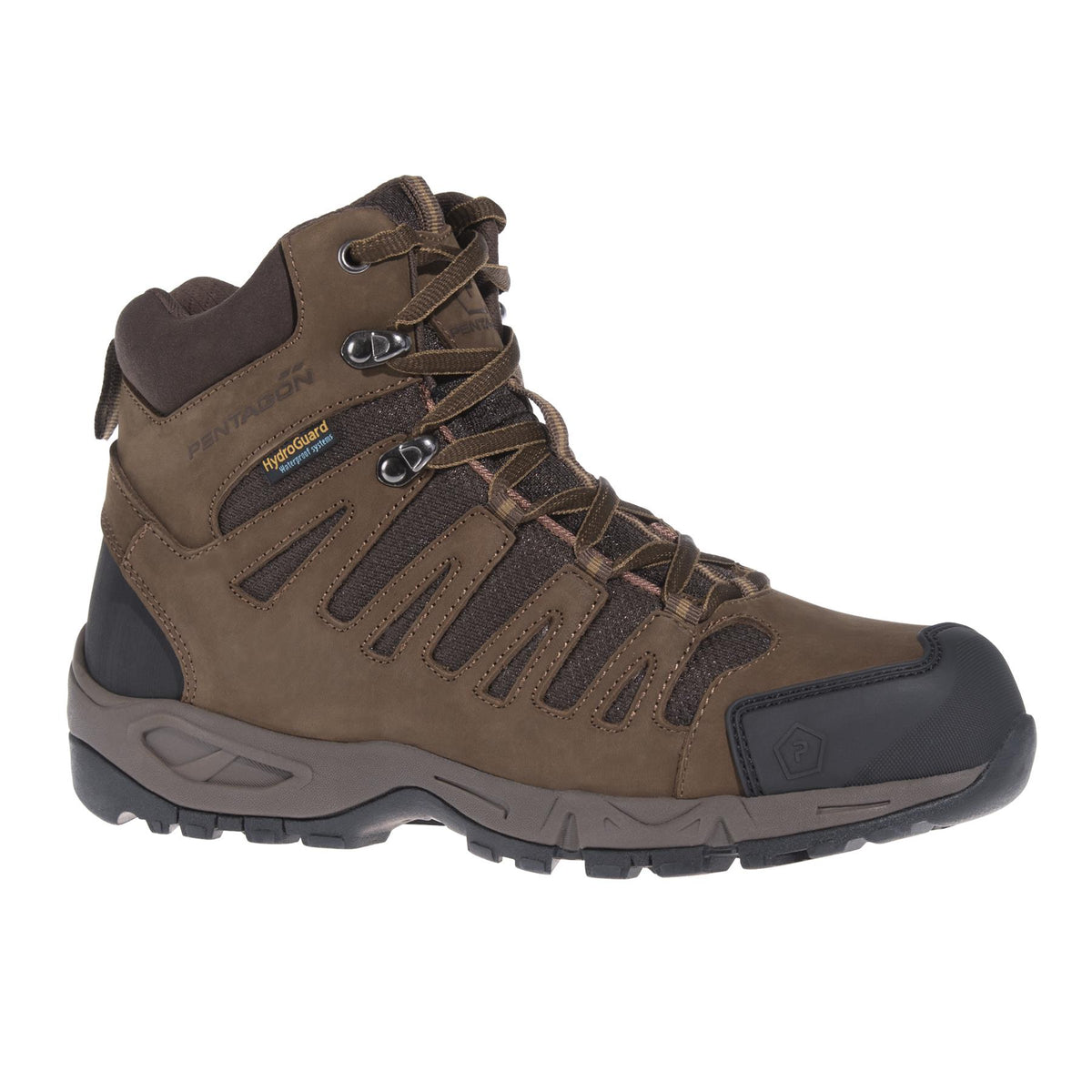 Pentagon Achilles Nubuck Stivale Tactical XTR 6, terra marrone