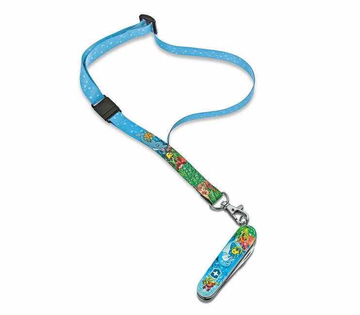 Victorinox My First Animal Edition coltello multifunzione per bambini, motivo delfino, 9 funzioni