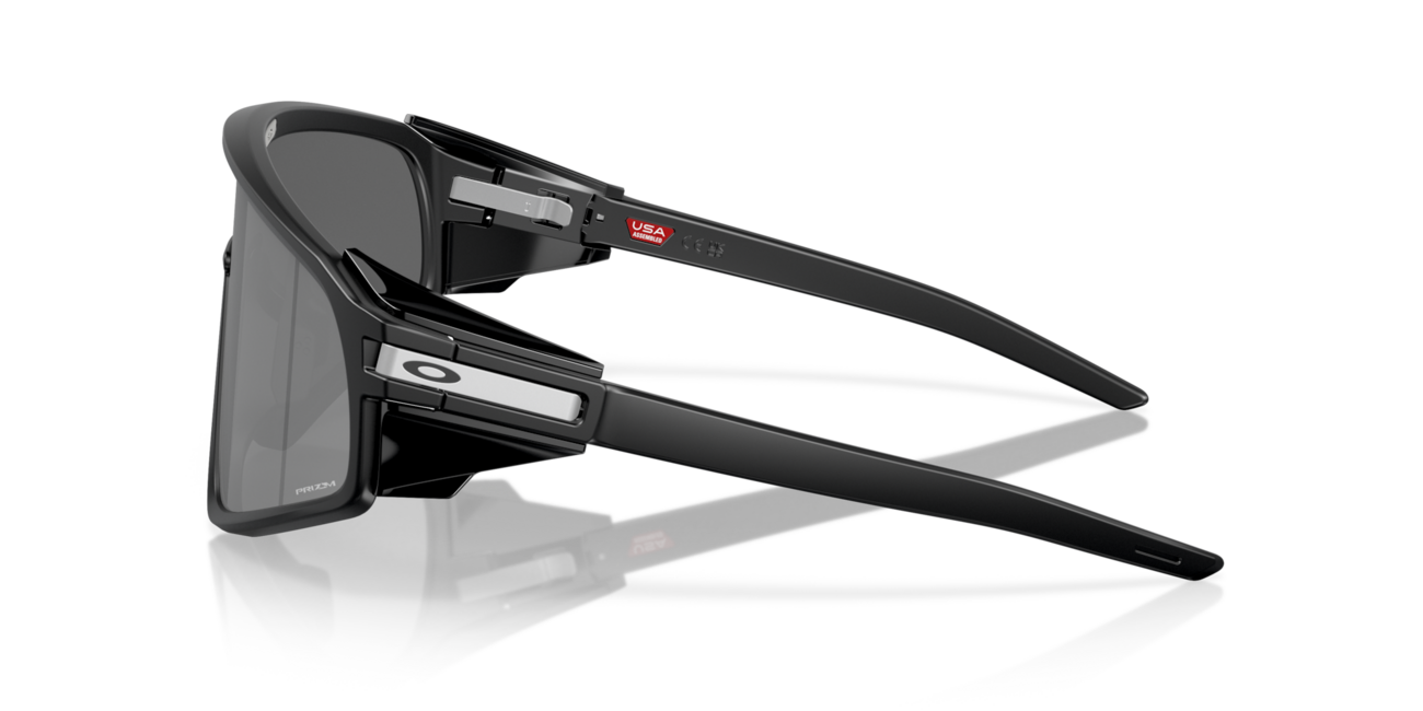 Oakley LATCH PANEL Sunglasses 35, Matte Black Frame, Prizm Black Lenses