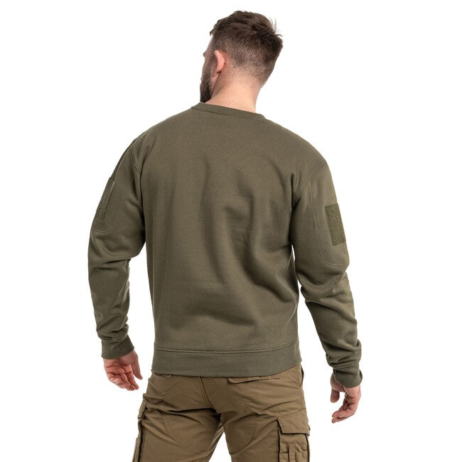 Mil-Tec Tactical mikina s okrúhlym výstrihom, ranger green