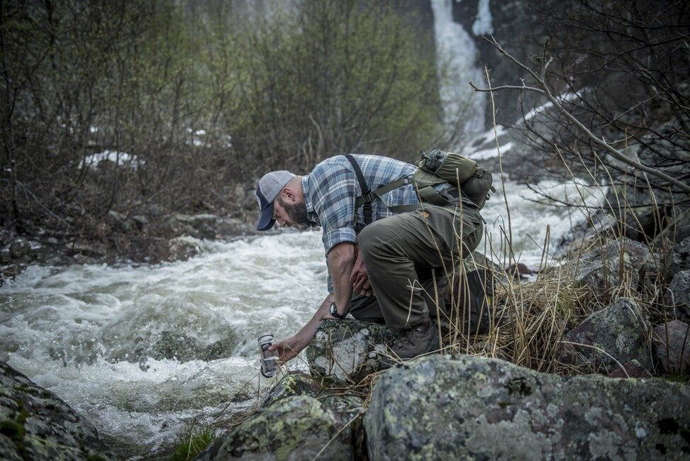 Helikon-Tex Pilgrim pantaloni outdoor, verdi taiga/nero