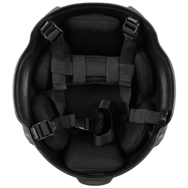 MFH MICH 2002 casco, plastica abs, verde OD