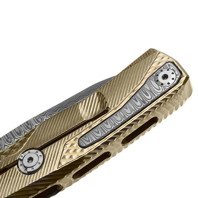 Lionsteel ROK DD GL coltello di lusso con manico in titanio massiccio