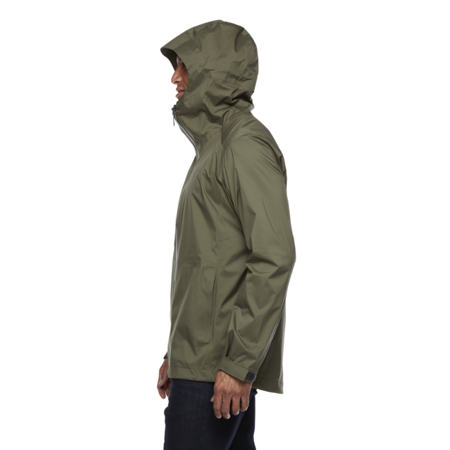 Black Diamond Stormline Stretch Rain Shell da uomo, tundra