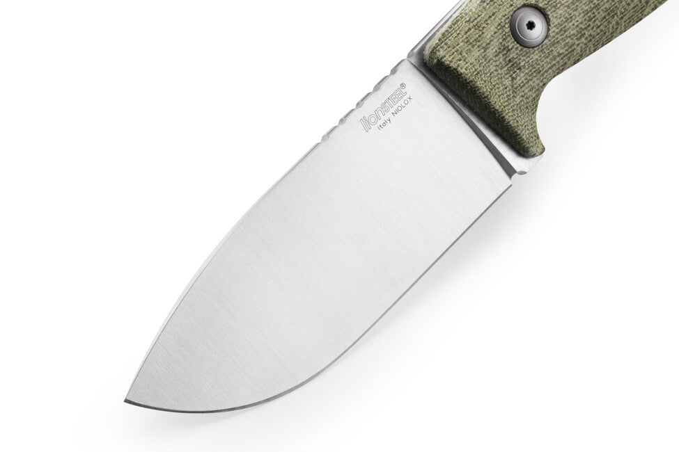 Lionsteel M3 pugnale da caccia, con manico in tela verde