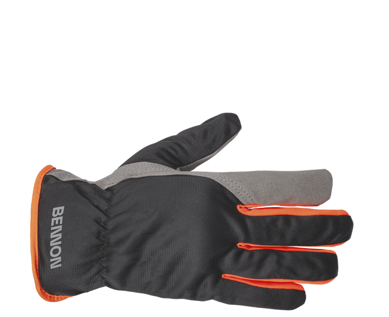 BENNON Carpos guanti di protezione, grigio/arancio