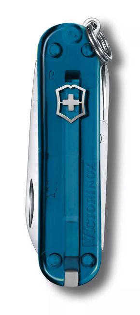 Victorinox Classic SD coltello tascabile trasparente, blu cielo