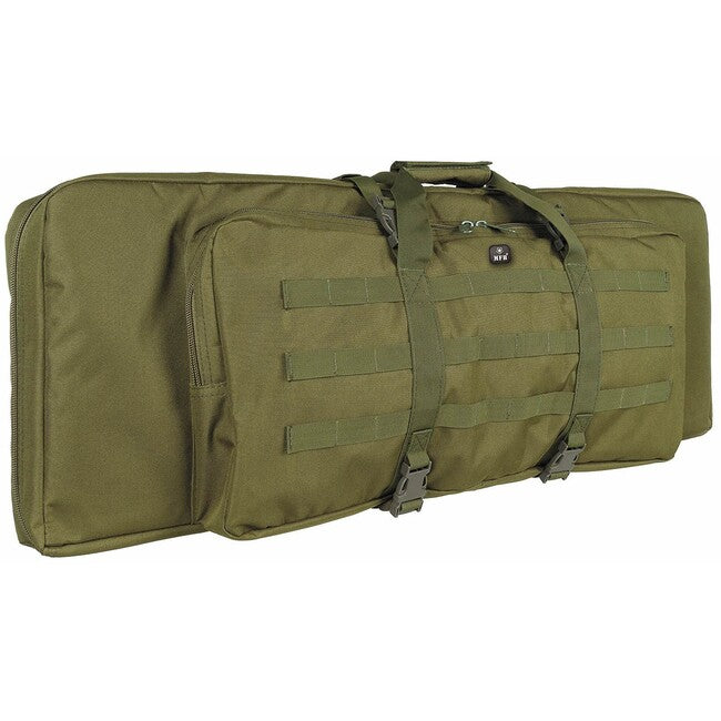 MFH fondina per 2 pistole lunghe, verde OD