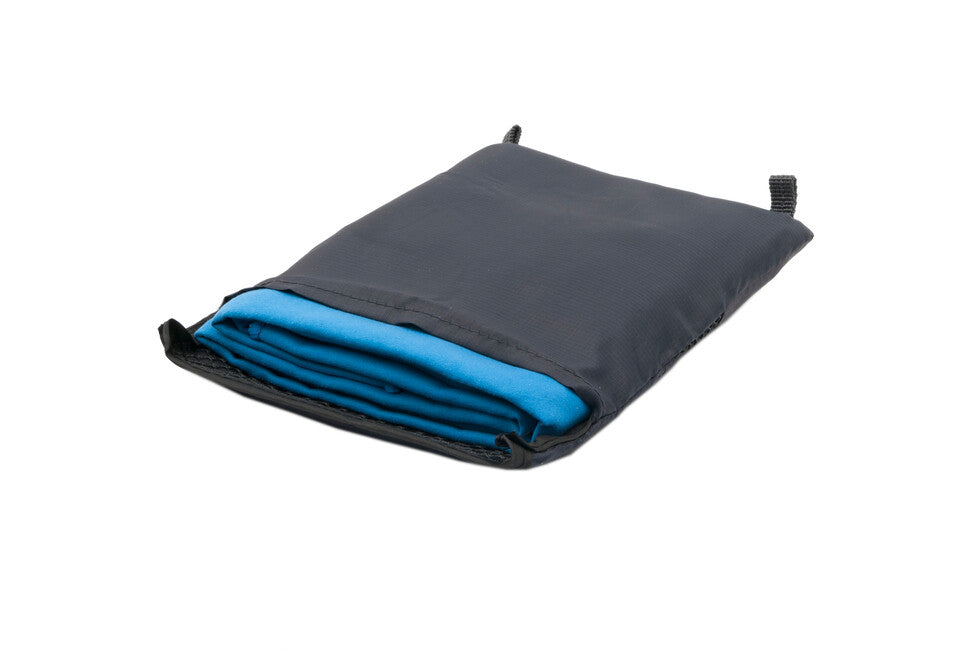 BasicNature Asciugamano in velluto 60 x 120 cm, blu