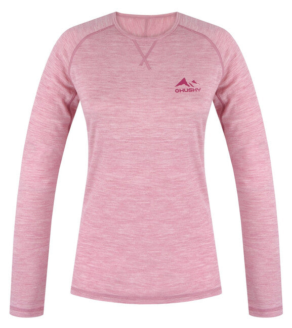 Husky DL Merow merino shirt, rosa sbiadito