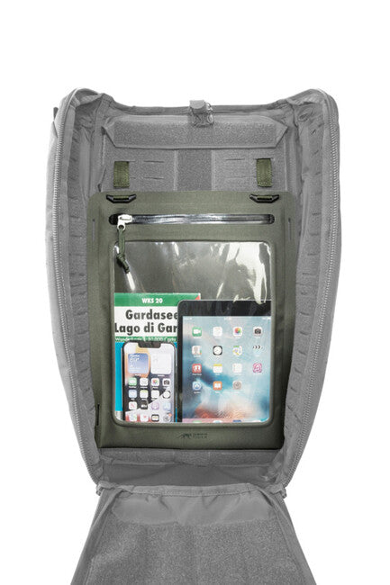 Tasmanian Tiger Custodia impermeabile per tablet W-Pouch A4 WR, stone grey olive