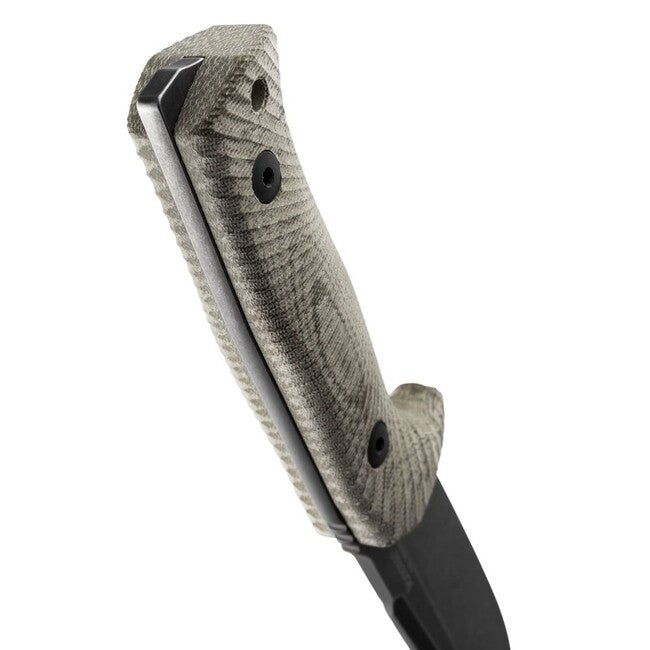 Lionsteel Pugnale medio lungo con manico in tela verde micarta T5B CVG