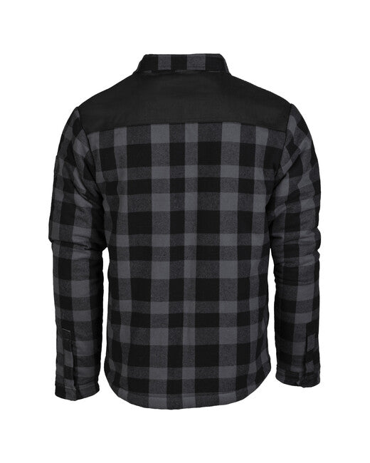 Mil-Tec Lumber giacca isolante, nero/grigio