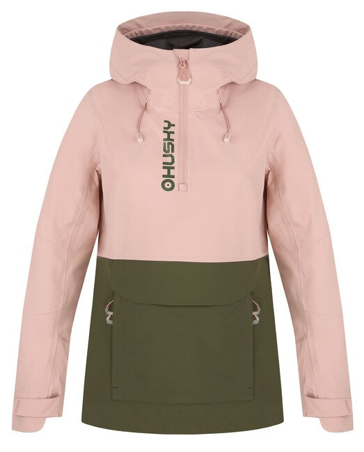 Husky Nabbi giacca outdoor donna, rosa chiaro/kaki