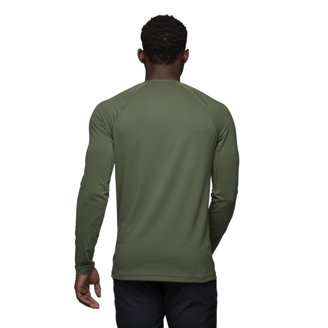Black Diamond Alpenglow Crew maglietta a maniche lunghe, tundra
