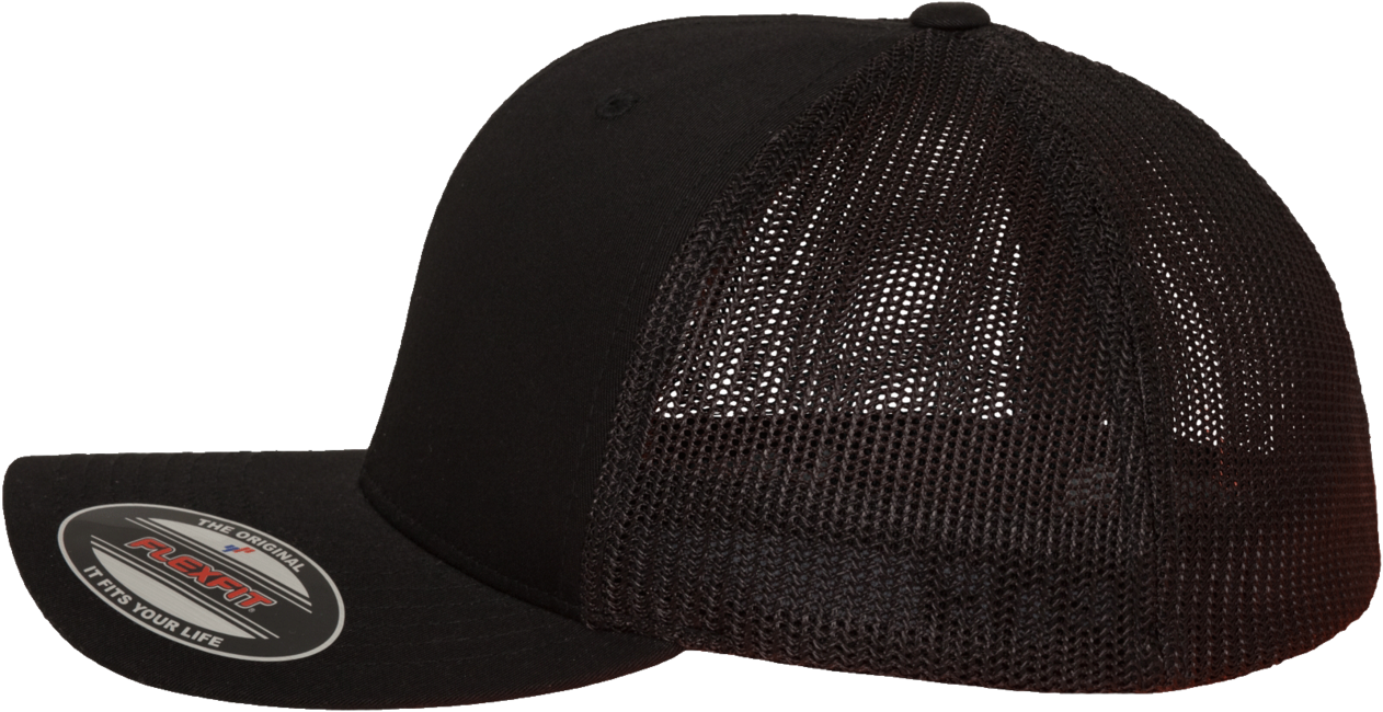 Brandit Flexfit Mesh Trucker σιτάρι δικτύου, μαύρο