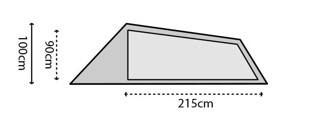 Highlander Blackthorn tenda 2 persone , verde