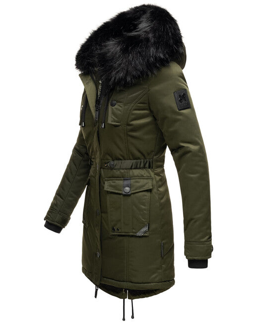Navahoo Luluna Princess giacca invernale da donna con cappuccio, oliva