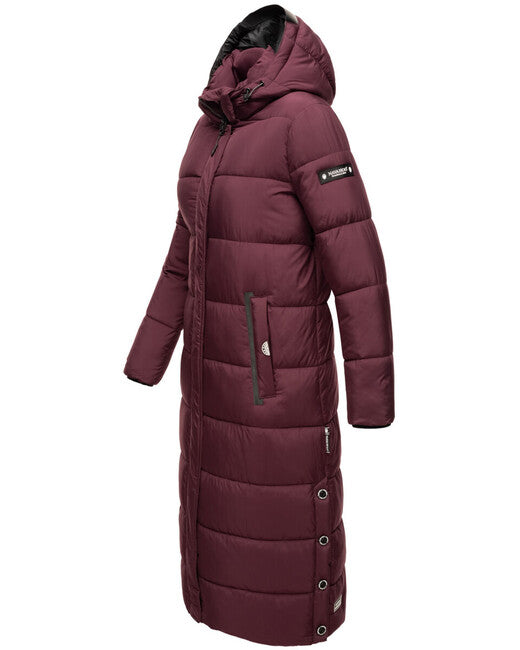 Navahoo Isalie giacca invernale lunga da donna, vino