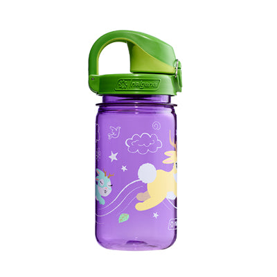 Nalgene Grip-n-Gulp borraccia per bambini 0,35 l , viola jackalope