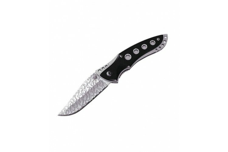Herbertz 8 cm coltello, nero, alluminio