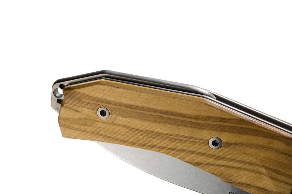 Lionsteel Coltello da tasca molto robusto con lama Sleipner KUR UL