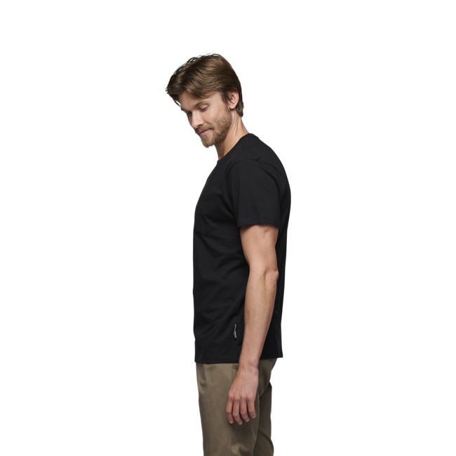 Black Diamond Project camicia da uomo a maniche corte, nero