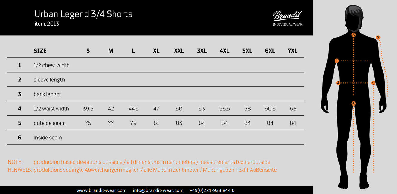 Brandit Urban Legend pantaloncini 3/4, beige