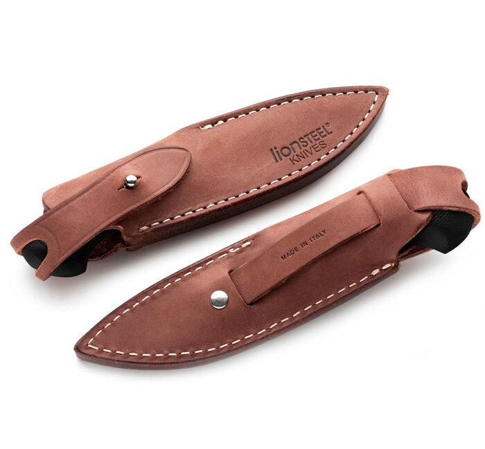 Lionsteel Willy WL1 GBK coltello a lama fissa, con manico in g10 nero