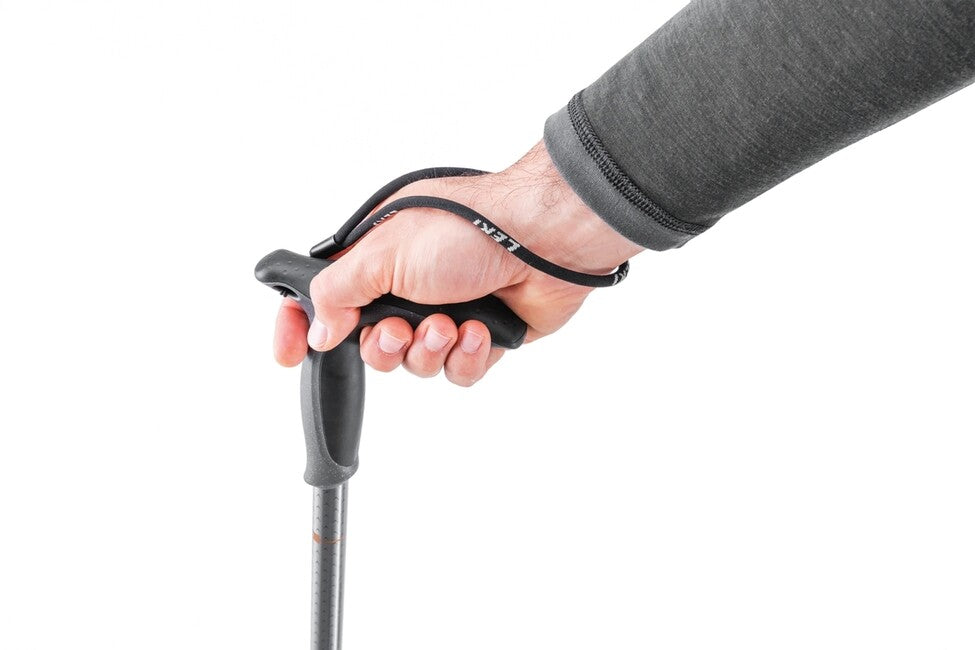 Leki Wanderfreund Makalu bastoncini da trekking 90 - 120 cm, antracite-rame scuro metallizzato