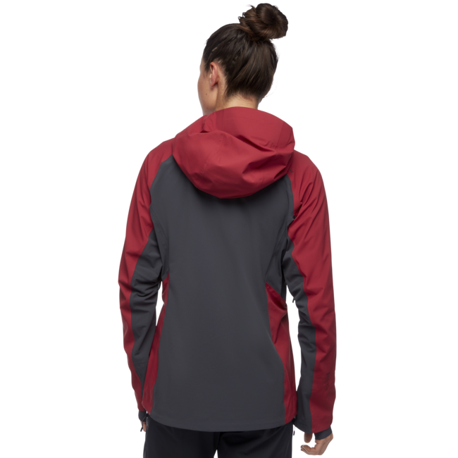 Black Diamond Dawn Patrol Hybrid Shell giacca di transizione da donna, rosa selvatico